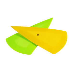 Espátula de Canto Contour Bico Pizza – Verde ou Amarela