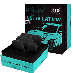 Kit 5 Borrachas Kunaisi para PPF com Estojo Presente — Multi-Tamanho e Multi-Cor