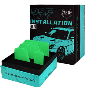 Kit 5 Borrachas Kunaisi para PPF com Estojo Presente — Multi-Tamanho e Multi-Cor