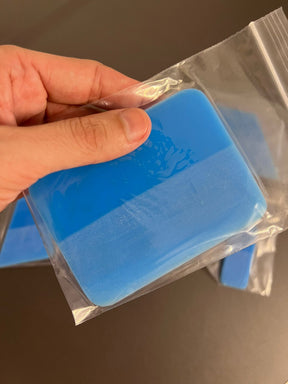 Kit 5 BORRACHAS para Instalação de PPF (opção Azul ou Rosa)