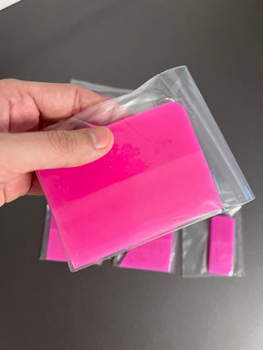 Kit 5 BORRACHAS para Instalação de PPF (opção Azul ou Rosa)