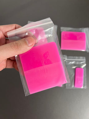 Kit 5 BORRACHAS para Instalação de PPF (opção Azul ou Rosa)