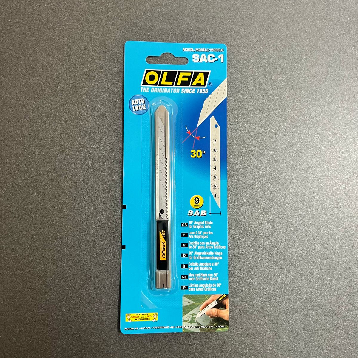 Estilete Olfa Inox Slim – Original, Leve e de Alta Precisão