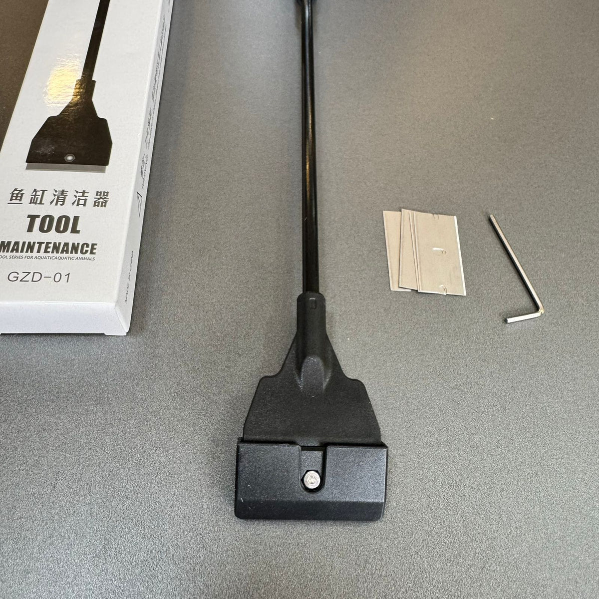 Raspador 30cm Cabo Longo p/ Remoção de Insufilm c/5 lâminas
