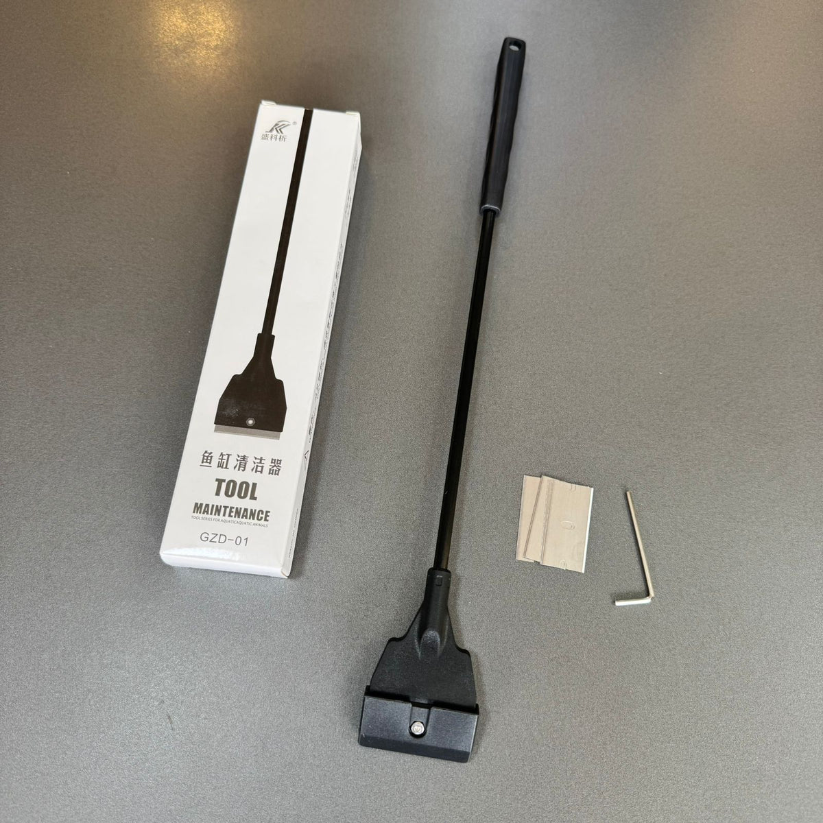 Raspador 30cm Cabo Longo p/ Remoção de Insufilm c/5 lâminas