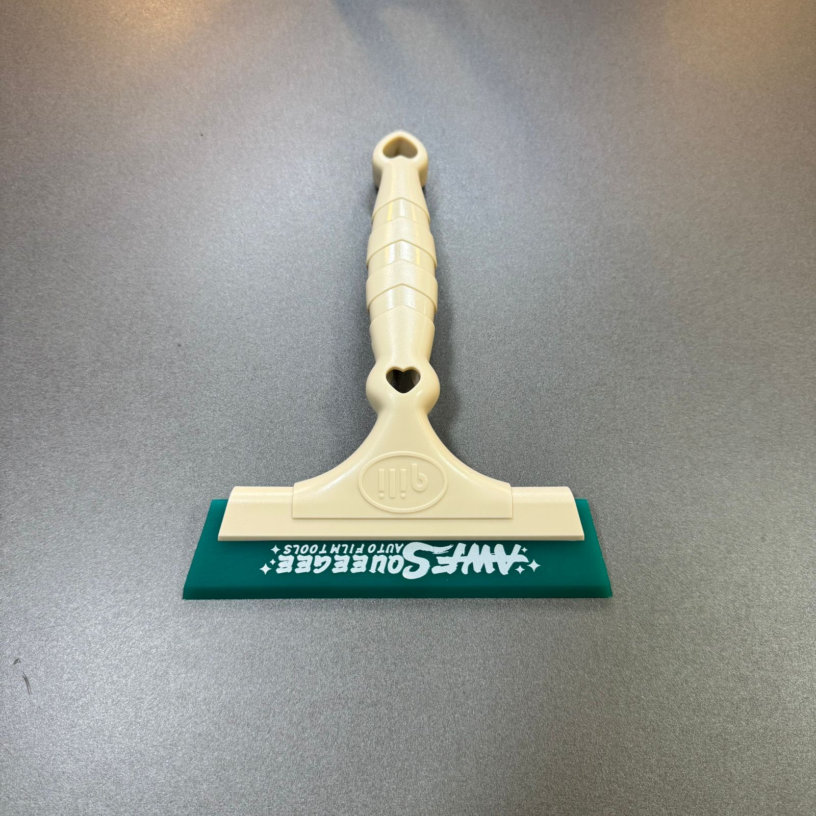 Rodo de Limpeza Profissional com Borracha Verde 15cm | Removedor de Água para Vidros e Películas