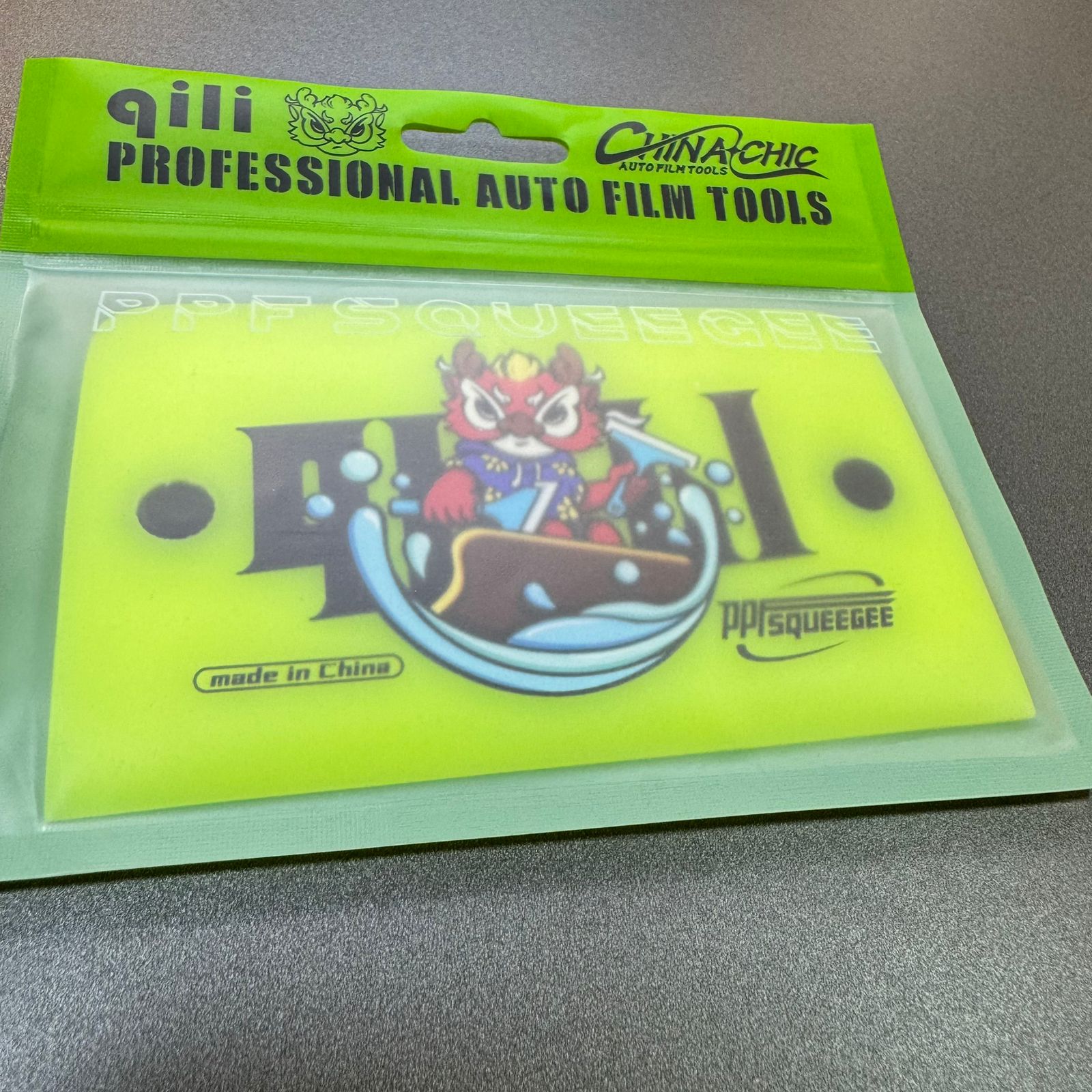 Borracha Profissional para Aplicação de PPF com Ímã Qili Tools | 12,5cm x 7,5cm