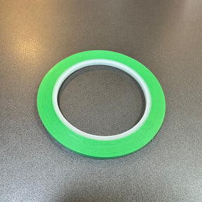 Kit com 5 Fitas Adesivas Fineline Green 33m x 5mm | Alta Temperatura para PPF e Envelopamento