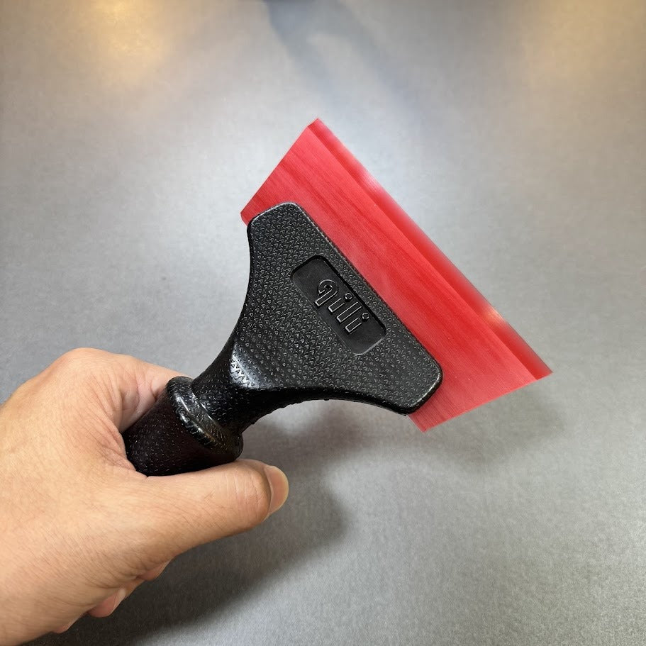 Rodo de Aplicação Premium Resinado com Borracha Completa | Ferramenta Profissional para Películas Automotivas e Arquitetônicas
