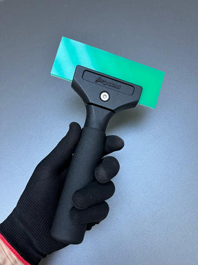 Rodo Profissional para Aplicação de Película Window Film | Borracha Rígida com Cabo em Alumínio 18cm ou 23cm