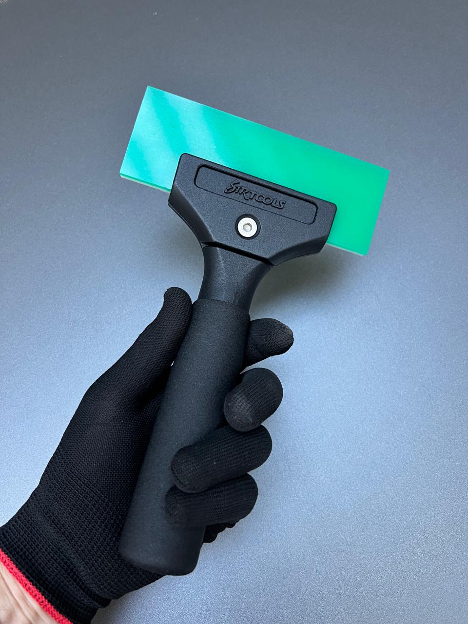 Rodo Profissional para Aplicação de Película Window Film | Borracha Rígida com Cabo em Alumínio 18cm ou 23cm