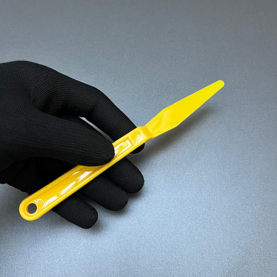 Kit Espátula Afastador de Pestanas e Canaletas Amarela — 3 ou 5 Peças