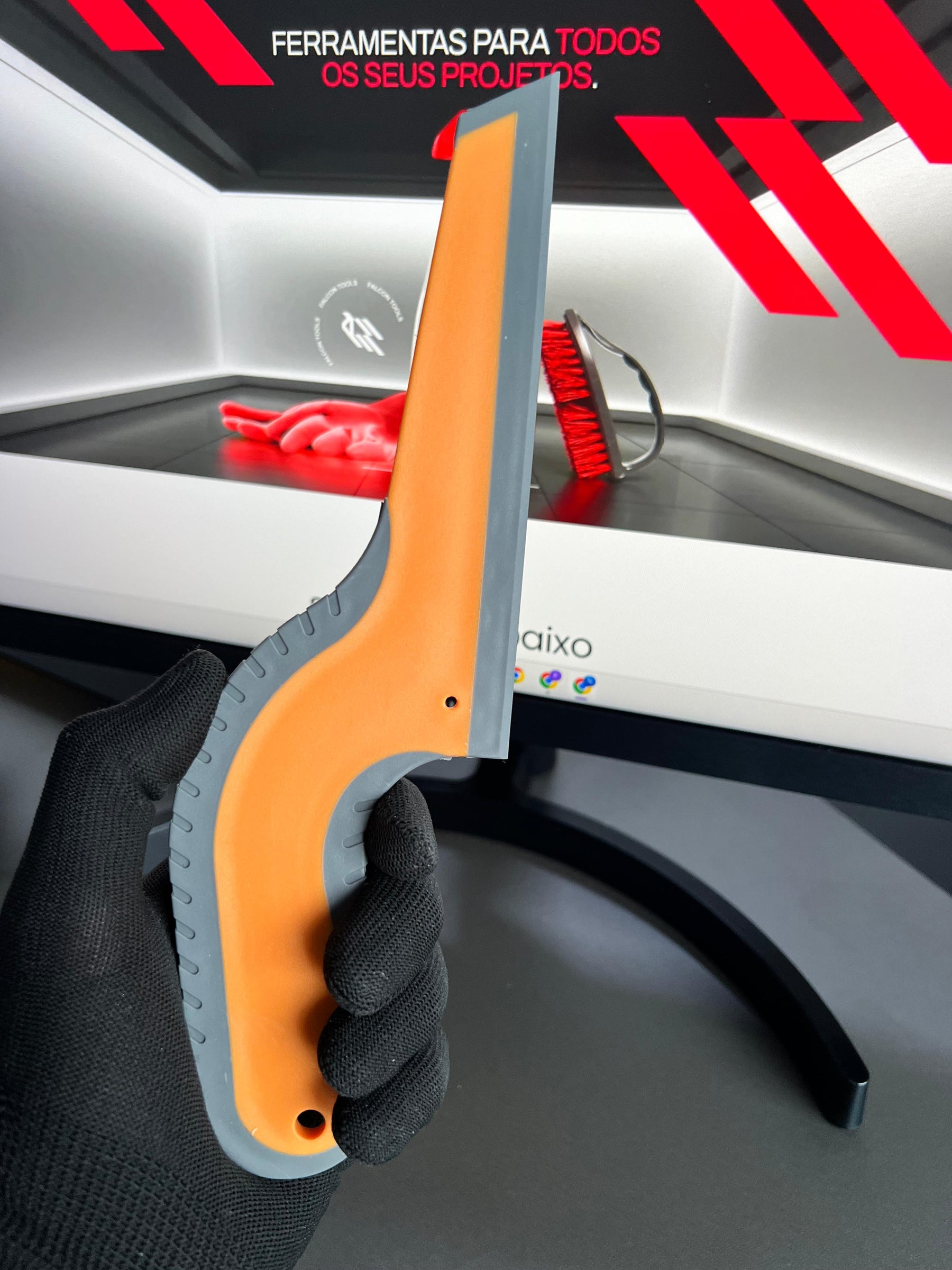 Rodo Spider Laranja Todo Emborrachado — 1 ou 2 Unidades