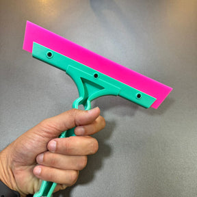 Rodinho de Limpeza e Aplicação — Borracha Rosa 20cm Macia