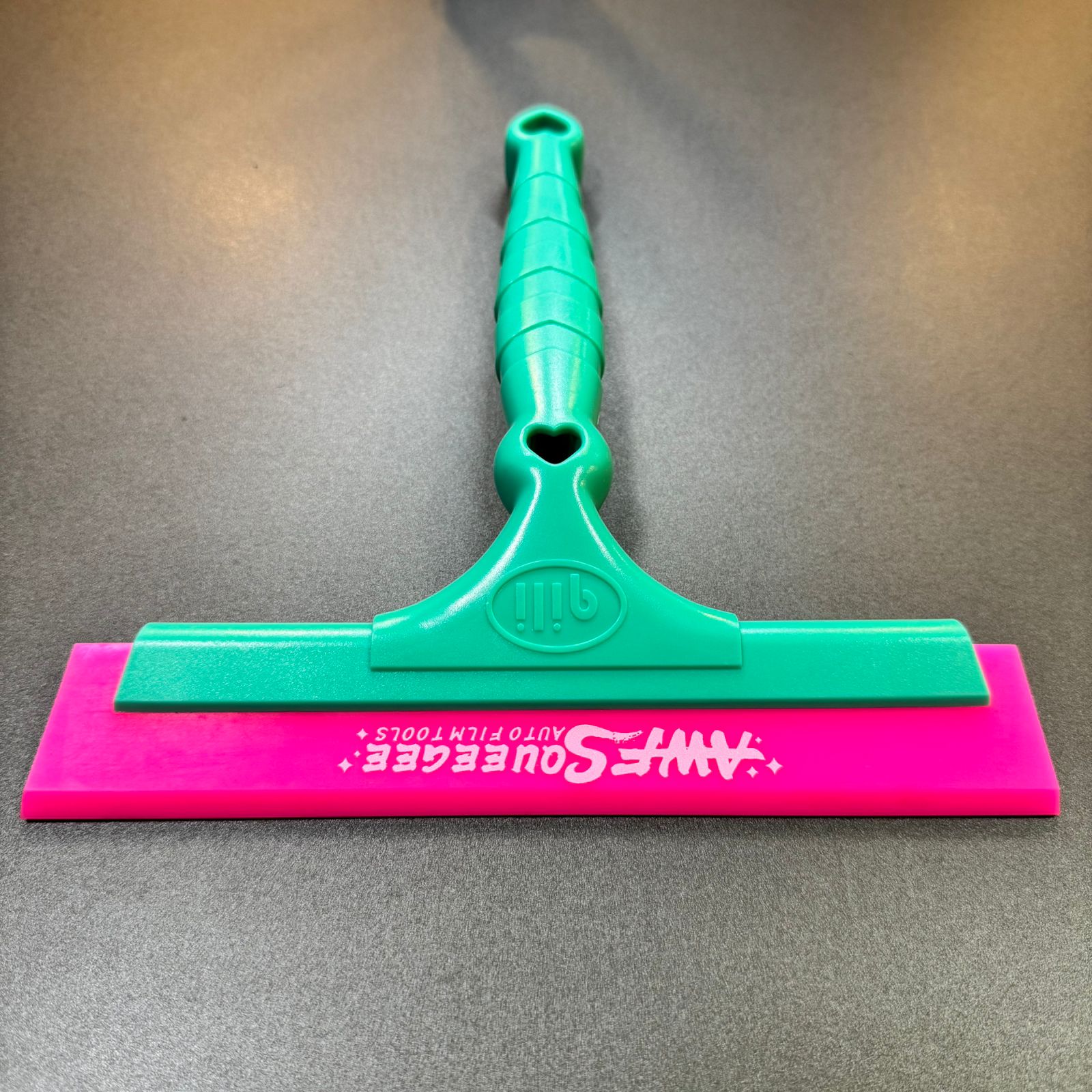 Rodinho de Limpeza e Aplicação — Borracha Rosa 20cm Macia