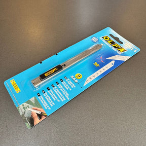 Estilete OLFA SAC-1 Slim 9mm em Aço Inox | Estilete Profissional de Precisão para PPF, Window Film e Adesivos