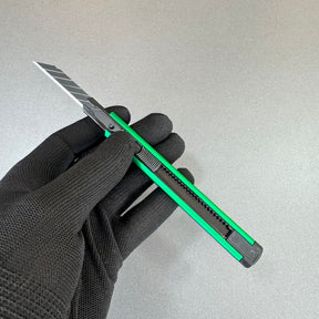 Estilete 9mm em Alumínio  — Verde ou Preto