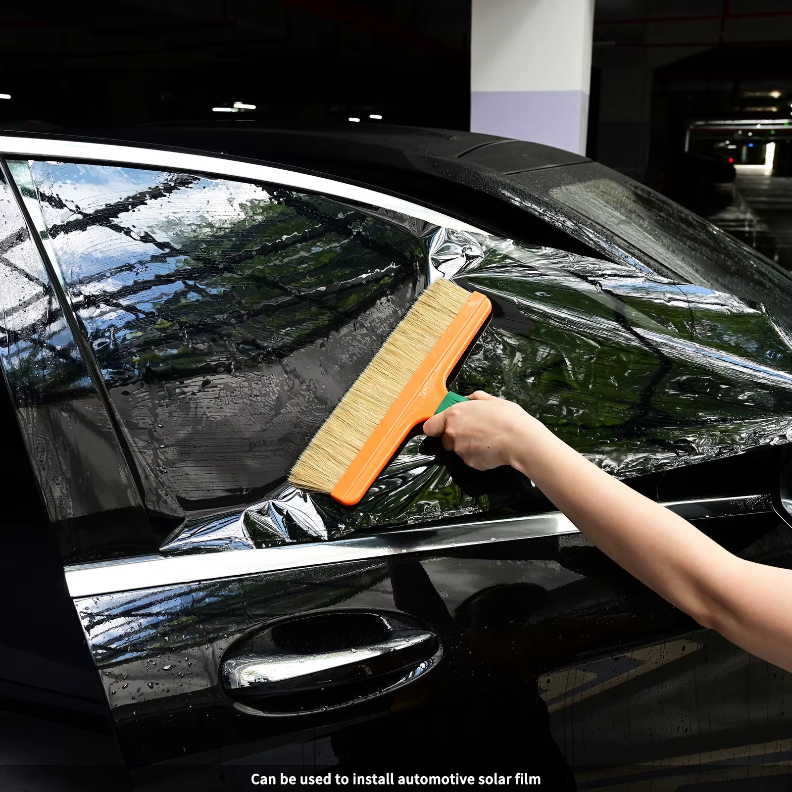 Pincel Foshi 30,5cm para Modelagem e Aplicação de Películas | Ferramenta Profissional para Window Film, PPF e Adesivos