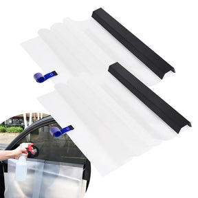 Kit 2 Protetores de Porta c/ Afastador Metálico 50cm   Proteção Profissional
