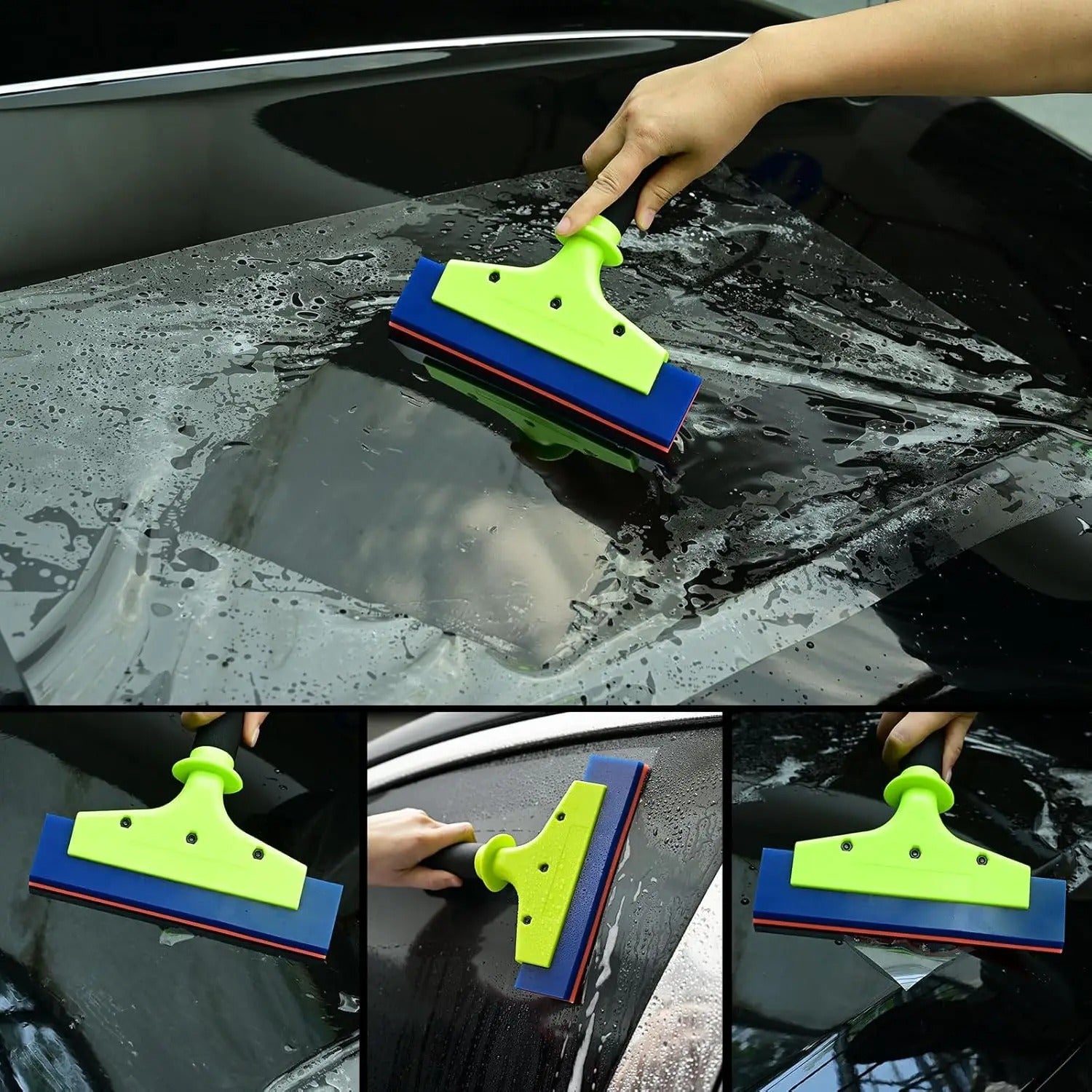 Rodo Profissional 25cm x 20cm com Borracha Rígida | Para Aplicação de Películas e Insulfilm