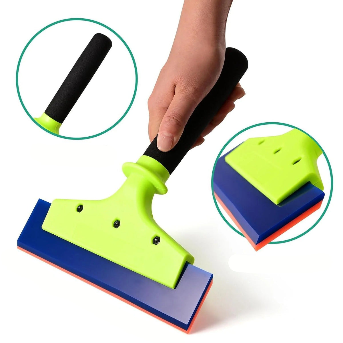 Rodo Profissional 25cm x 20cm com Borracha Rígida | Para Aplicação de Películas e Insulfilm