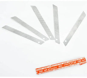 Caixa com 50 Lâminas de Estilete 9mm NT Cutter | Opção de Angulação 30° ou 58°