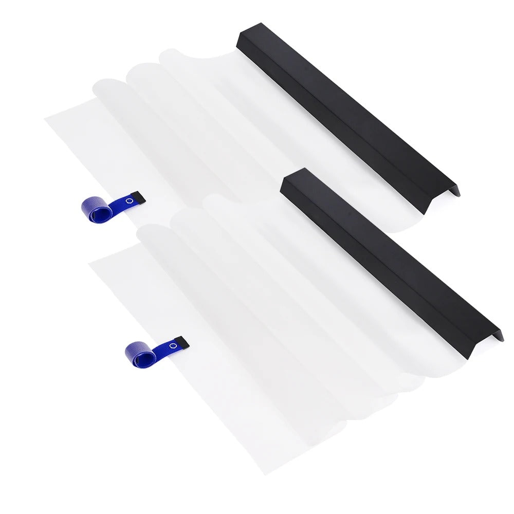 Kit 2 Protetores de Porta c/ Afastador Metálico 50cm   Proteção Profissional