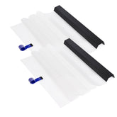 Kit 2 Protetores de Porta c/ Afastador Metálico 50cm   Proteção Profissional