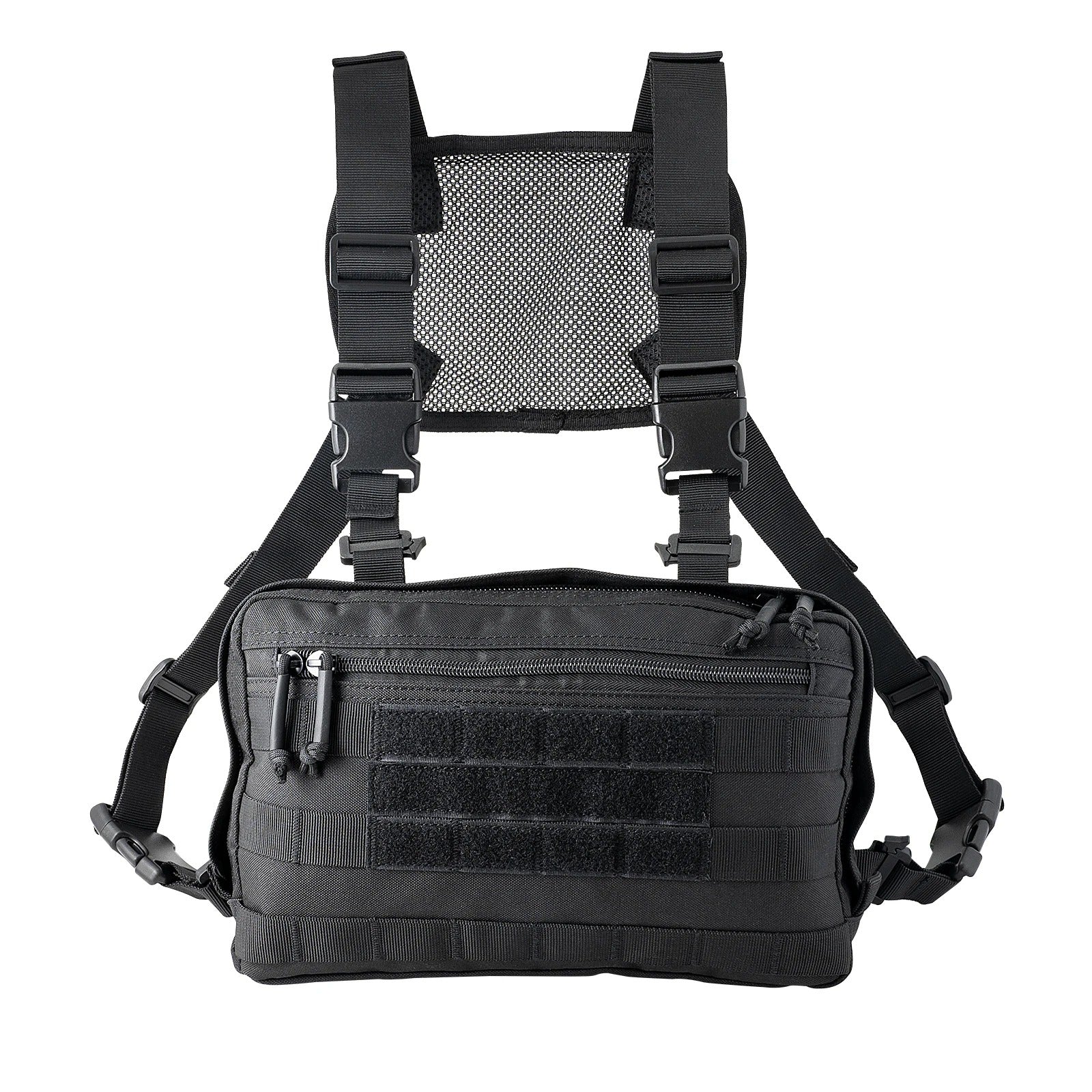 Bolsa de Ferramentas de Peito PRO com Vários Compartimentos e Velcro Frontal | Organizador Profissional para Instaladores