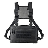 Bolsa de Ferramentas de Peito PRO com Vários Compartimentos e Velcro Frontal | Organizador Profissional para Instaladores