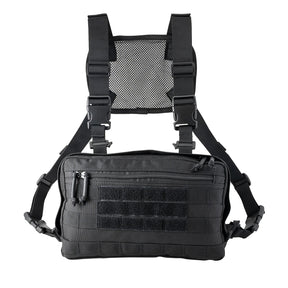 Bolsa de Ferramentas de Peito PRO com Vários Compartimentos e Velcro Frontal | Organizador Profissional para Instaladores