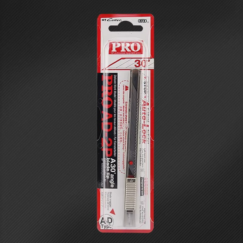 Estilete NT Cutter Inox AD-2P com Bolinha Vermelha | Frete Grátis