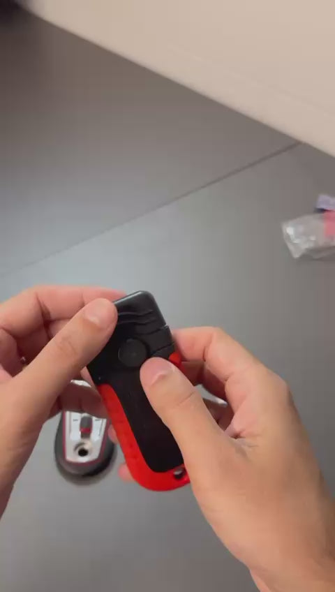 Raspador Ratinho p/ Remoção de Insufilm trava giratoria c/ reservatorio de lâminas