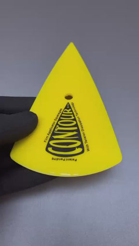 Espátula Contour Amarela – Precisão e Conforto na Aplicação